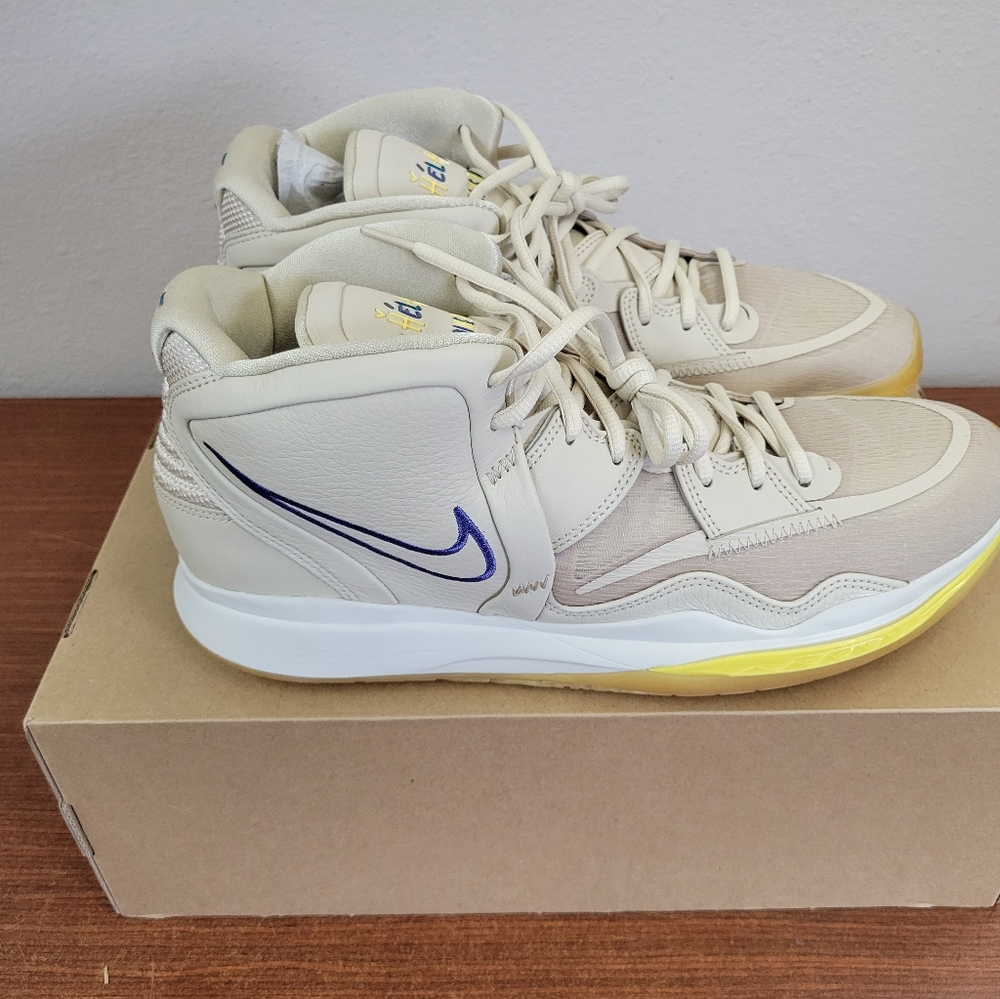 Nike Kyrie 8 Infinity N7 Rattan Beige/Wheat /Purple Men Size 13